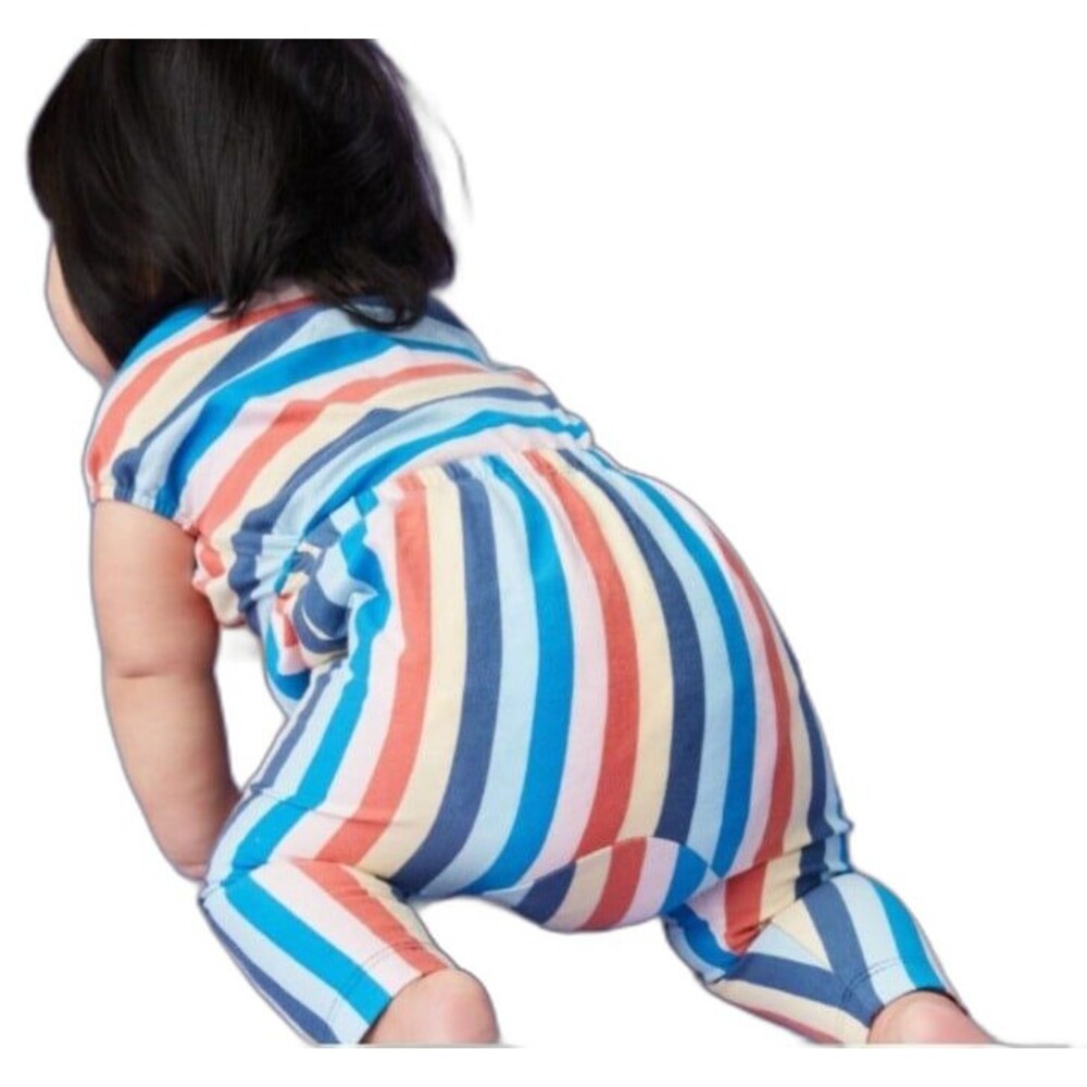 TEA collection Envelope Back Baby Romper size 0-3m